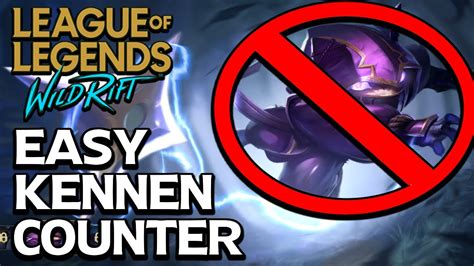 6 win rate overall. . Kennen counters